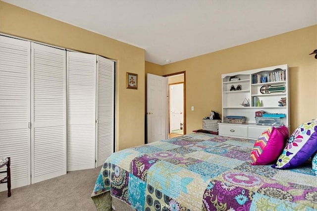 21658 W Buckthorne Dr, Cedarpines Park, CA 92322 - bedroom featuring carpet floors and a closet