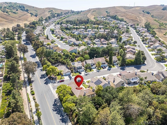 15075 Avenida Del Monte, Chino Hills, CA 91709 - aerial view of property and surrounding area with mountains and nearby suburban area