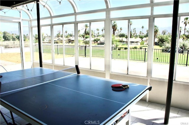 43340 Illinois, Palm Desert, CA 92211 - recreation room with tile patterned floors