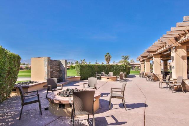 43340 Illinois, Palm Desert, CA 92211 - view of patio with a fire pit