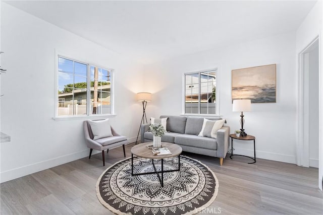 765 Loma Ave Unit 769, Long Beach, CA 90804 - living room with light wood-type flooring and baseboards