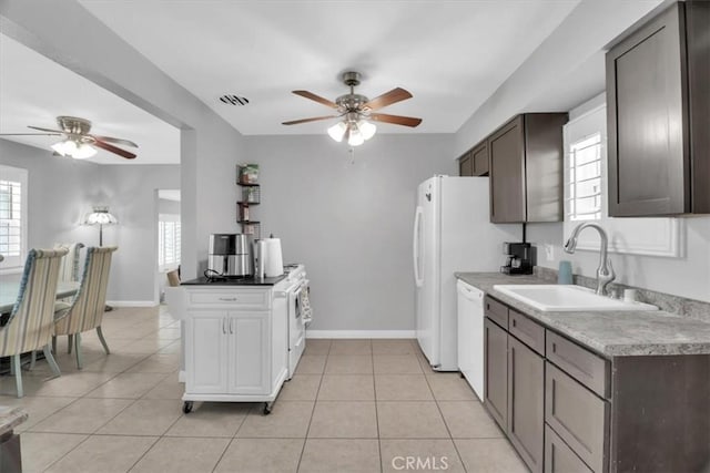 15728 Stevens Ave, Bellflower, CA 90706 - kitchen featuring a ceiling fan, dishwasher, and plenty of natural light