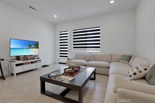 145 Sash, Irvine, CA 92618 - living area with light tile patterned flooring and recessed lighting