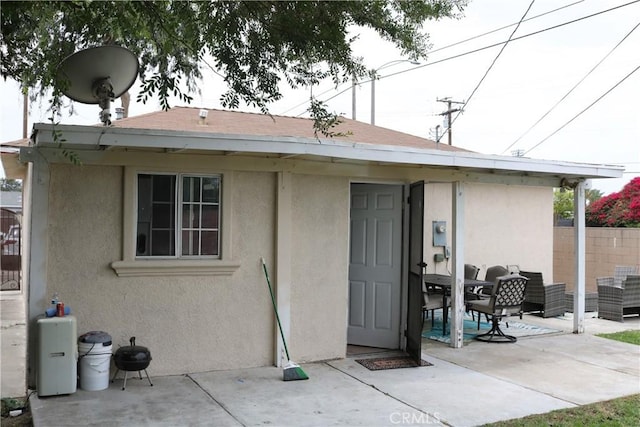 3641 W Oak Ave, Fullerton, CA 92833 - rear view of property featuring a patio and stucco siding