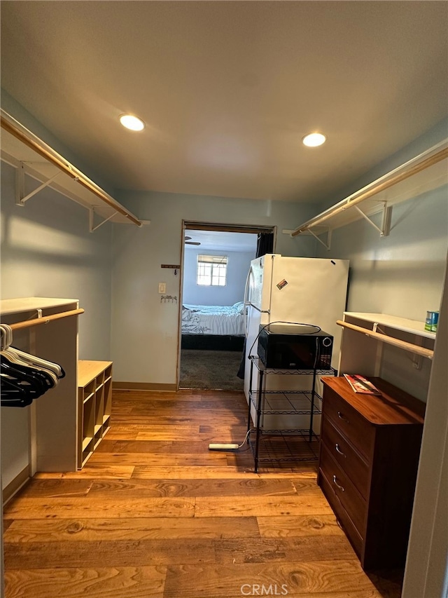 3641 W Oak Ave, Fullerton, CA 92833 - spacious closet with wood finished floors