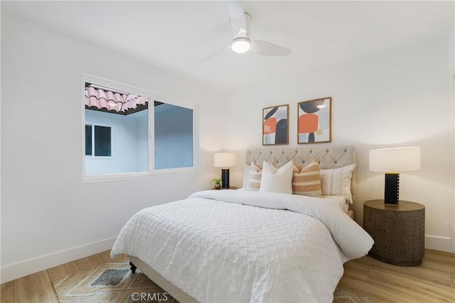 44 Seton Rd, Irvine, CA 92612 - bedroom with wood finished floors and ceiling fan