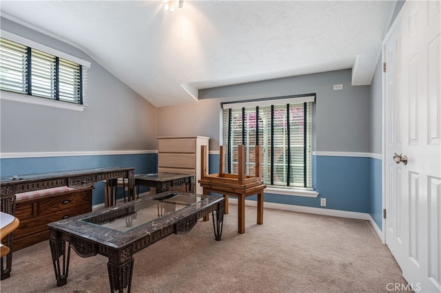 10430 Balboa Blvd, Granada Hills, CA 91344 - carpeted office with vaulted ceiling and baseboards