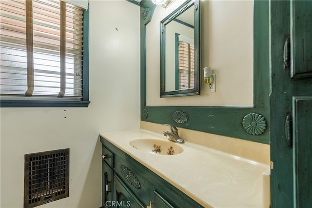 10430 Balboa Blvd, Granada Hills, CA 91344 - bathroom featuring plenty of natural light, vanity, and heating unit