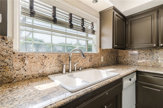 10430 Balboa Blvd, Granada Hills, CA 91344 - kitchen featuring dishwashing machine, backsplash, and plenty of natural light