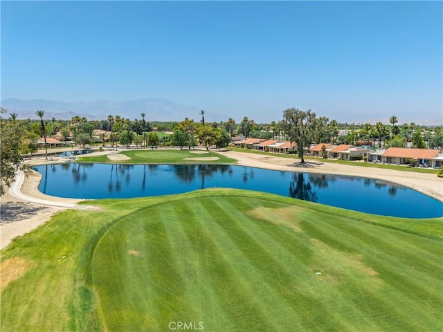 40316 Bay Hill Way, Palm Desert, CA 92211 - view of swimming pool featuring a water and mountain view and golf course view