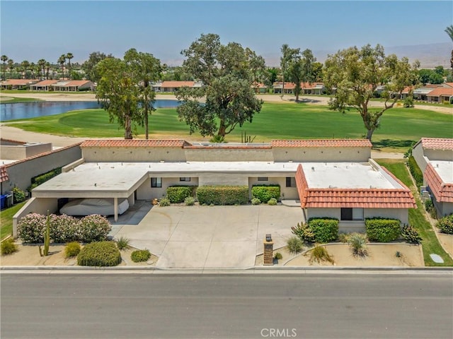40316 Bay Hill Way, Palm Desert, CA 92211 - aerial view of a golf club and a large body of water
