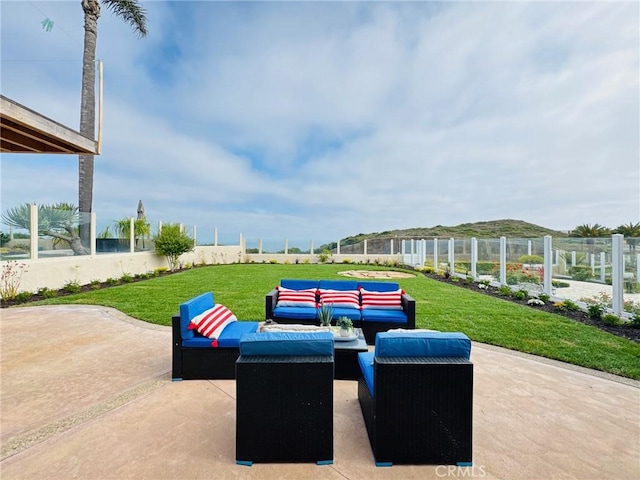 83 Palm Beach Ct, Dana Point, CA 92629 - view of patio / terrace with outdoor lounge area
