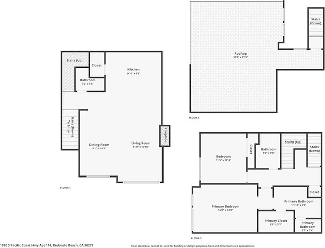 1920 S Pacific Coast Hwy, Redondo Beach, CA 90277 - view of property floor plan