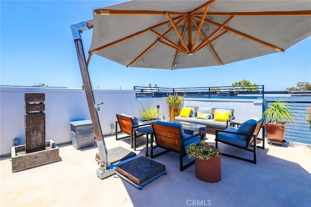 1920 S Pacific Coast Hwy, Redondo Beach, CA 90277 - view of patio featuring outdoor lounge area