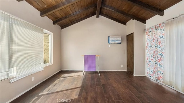 4440 Daniel Dr, Riverside, CA 92503 - unfurnished room with wood finished floors and wood ceiling