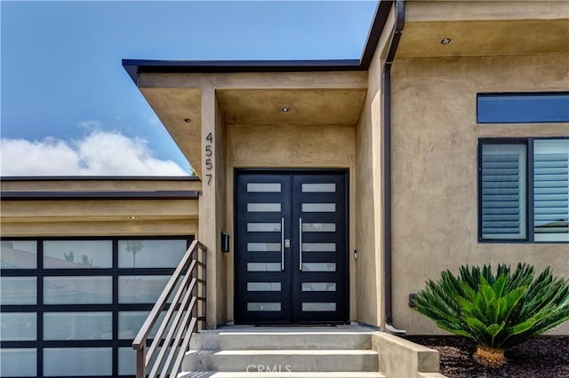 4557 Don Timoteo Dr, Los Angeles, CA 90008 - property entrance with stucco siding