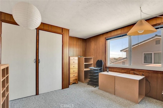 9452 El Valle Ave, Fountain Valley, CA 92708 - carpeted office space featuring wood walls