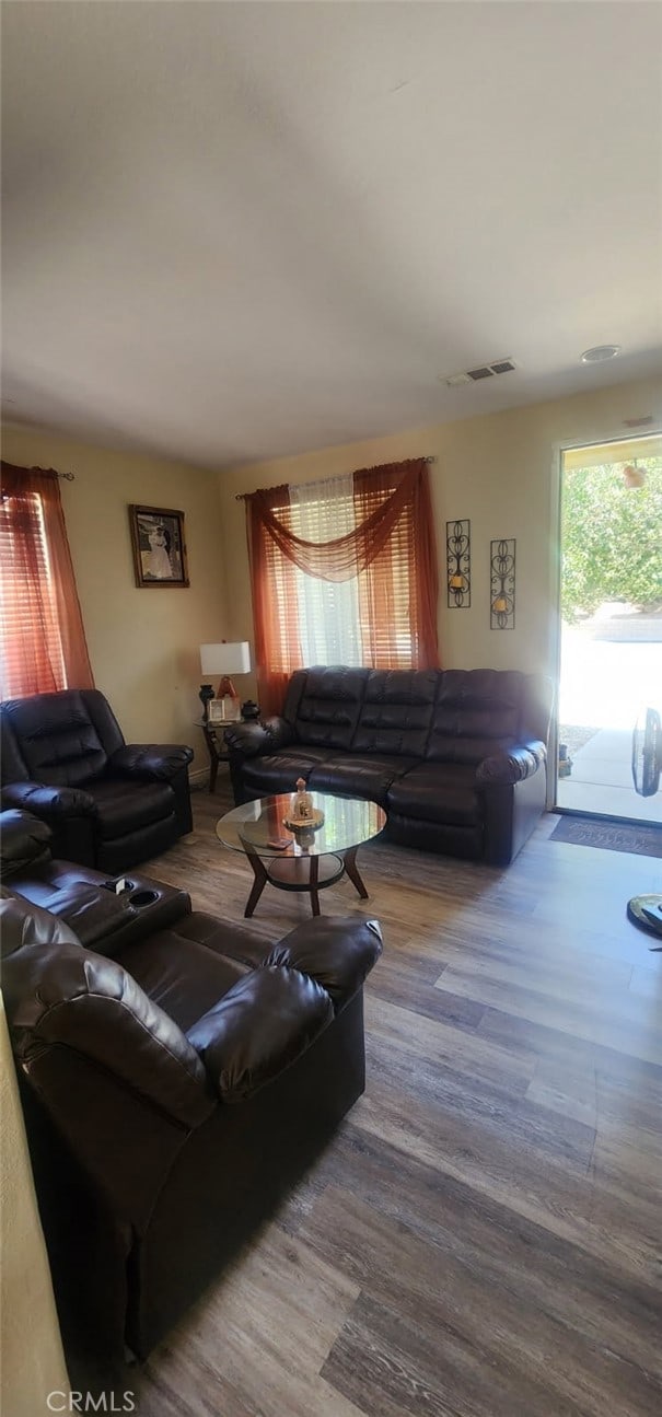 13772 Helena Ave, Victorville, CA 92392 - living area featuring wood finished floors