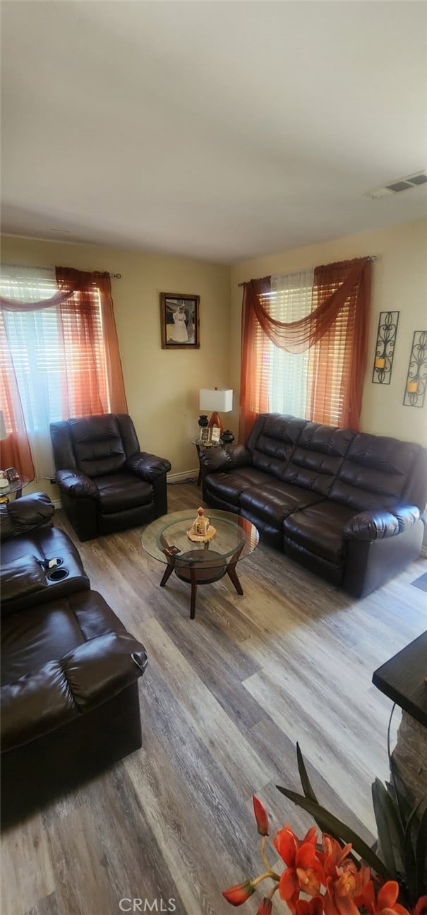 13772 Helena Ave, Victorville, CA 92392 - living area with wood finished floors