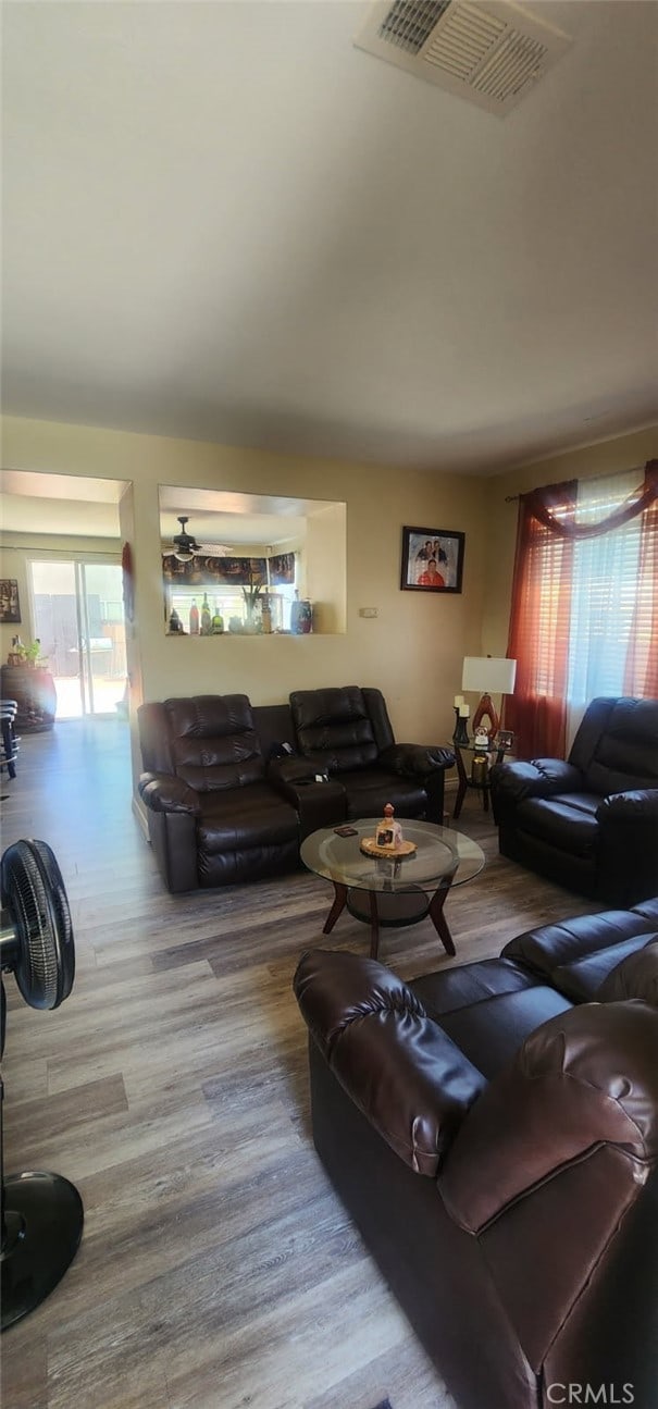 13772 Helena Ave, Victorville, CA 92392 - living area featuring wood finished floors