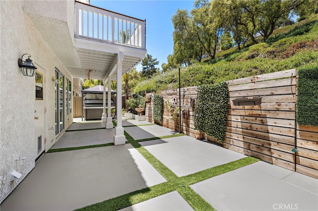 9 Cranwell, Aliso Viejo, CA 92656 - fenced backyard with a patio area and a balcony