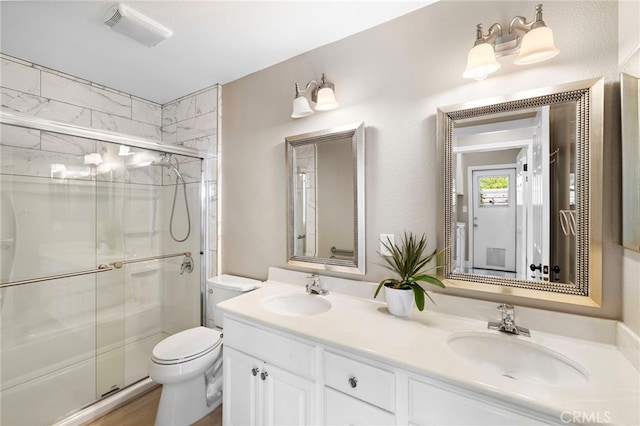 9 Cranwell, Aliso Viejo, CA 92656 - full bathroom featuring double vanity and a shower stall