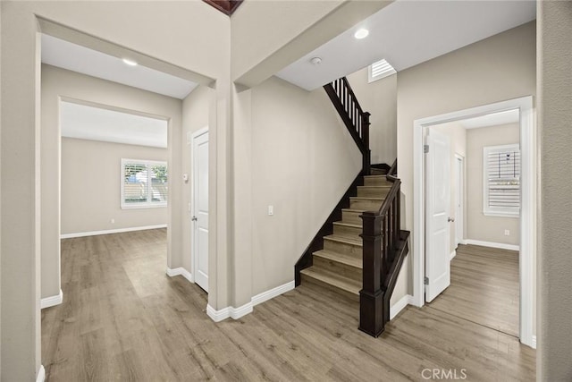 6792 Vanderbilt St, Chino, CA 91710 - stairway with wood finished floors and baseboards