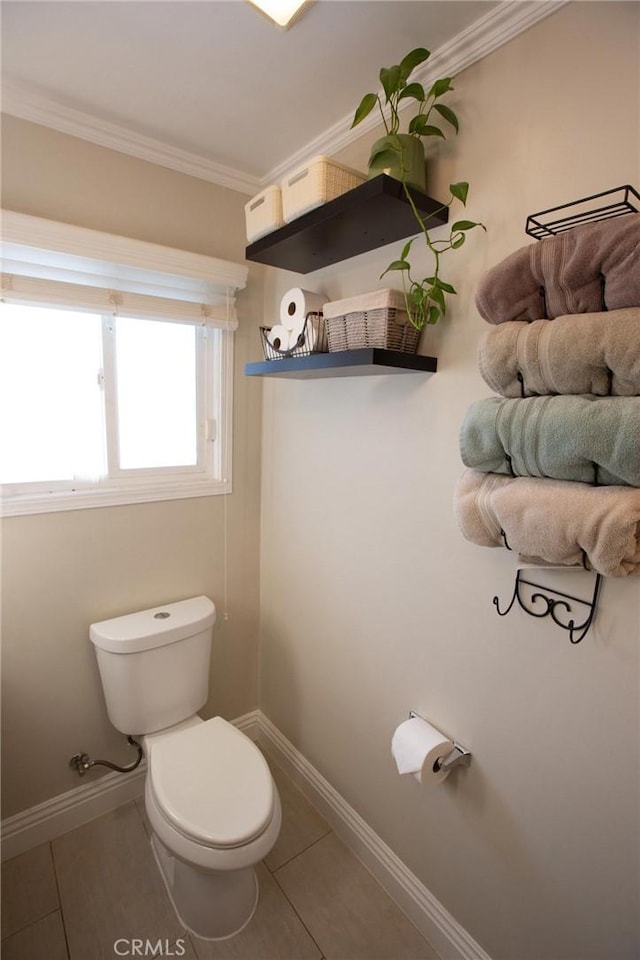 750 Durham St, La Habra, CA 90631 - bathroom featuring crown molding and tile patterned flooring
