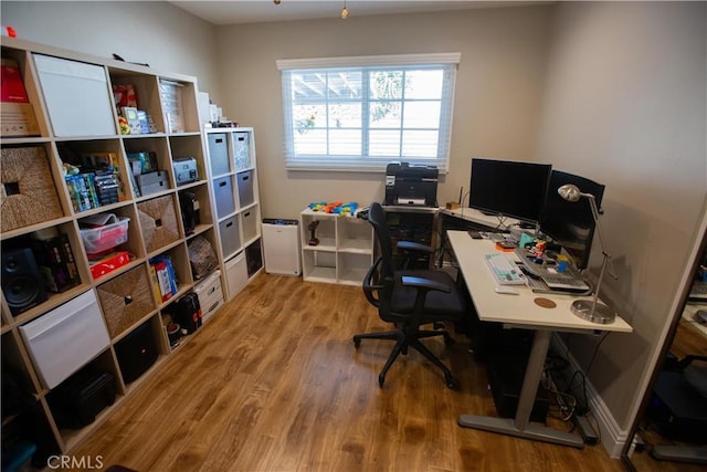750 Durham St, La Habra, CA 90631 - office with wood finished floors and baseboards