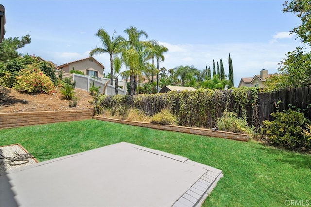 6923 Lamar Ct, Rancho Cucamonga, CA 91701 - fenced backyard with a patio