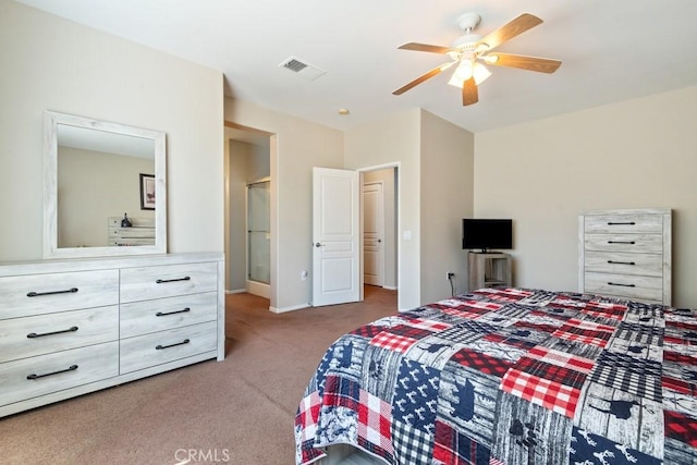 7704 Couples Way, Hemet, CA 92545 - bedroom featuring carpet floors and ceiling fan