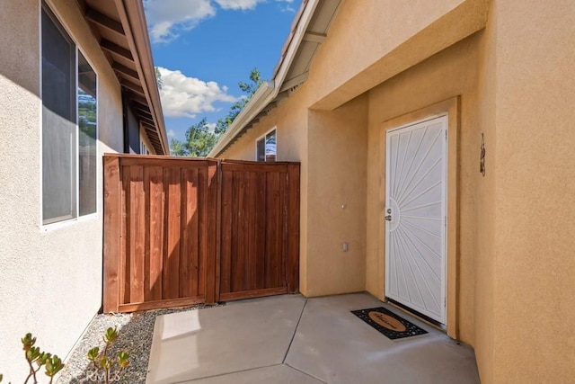 7704 Couples Way, Hemet, CA 92545 - view of exterior entry with stucco siding