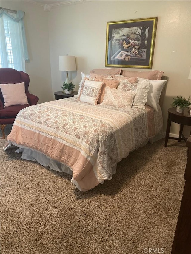 142 W Columbia Rd, Thousand Oaks, CA 91360 - carpeted bedroom with crown molding