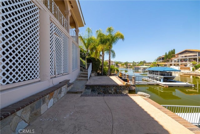 30221 Lands End Pl, Canyon Lake, CA 92587 - dock area with a water view