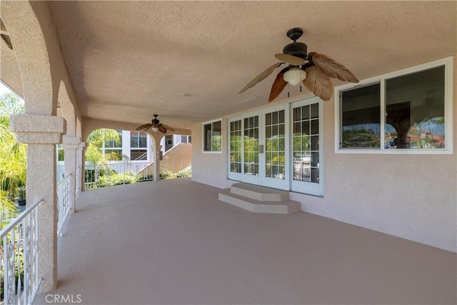 30221 Lands End Pl, Canyon Lake, CA 92587 - view of patio / terrace featuring a ceiling fan