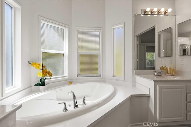 20197 Canyon View Dr, Canyon Country, CA 91351 - bathroom featuring vanity and a bath