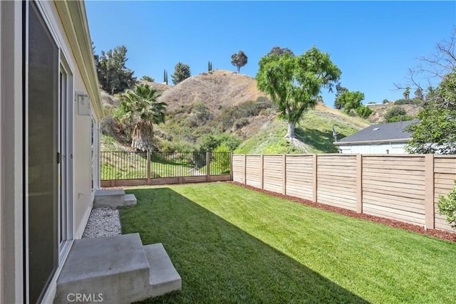 20197 Canyon View Dr, Canyon Country, CA 91351 - fenced backyard featuring a mountain view
