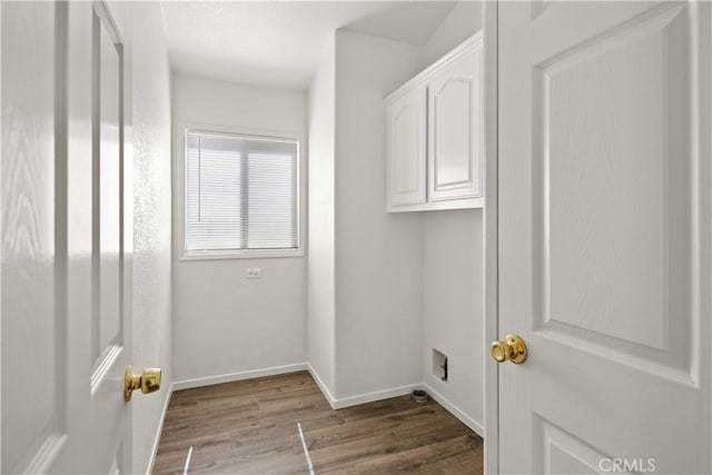 20197 Canyon View Dr, Canyon Country, CA 91351 - washroom featuring wood finished floors and baseboards