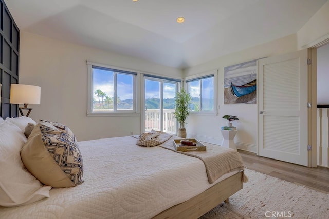 23851 Catamaran Way Unit 1, Laguna Niguel, CA 92677 - bedroom featuring access to outside and wood finished floors