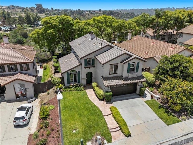 2381 Avenida Helecho, Carlsbad, CA 92009 - view from above of property