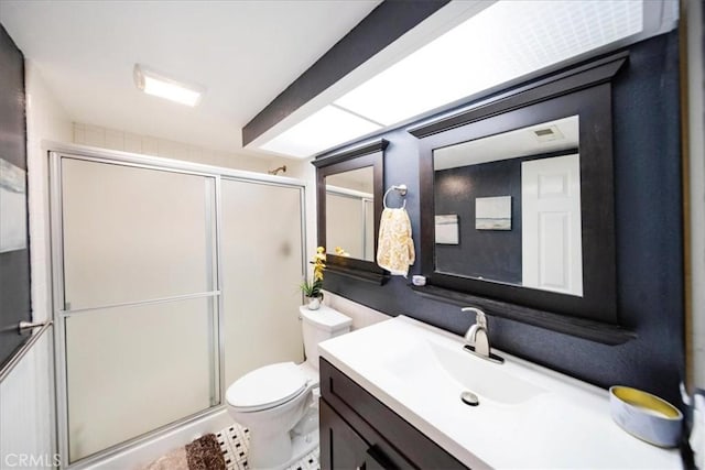 5963 Rio Valle Dr, Bonsall, CA 92003 - full bathroom featuring vanity and a stall shower