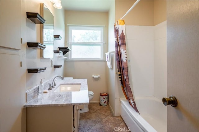 2340 W Saint Anne Pl, Santa Ana, CA 92704 - full bath with vanity, shower / bath combo with shower curtain, and tile patterned flooring
