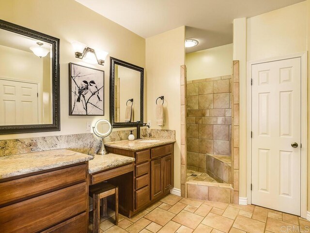 31755 Rancho Vista Rd, Temecula, CA 92592 - full bath with vanity and a walk in shower