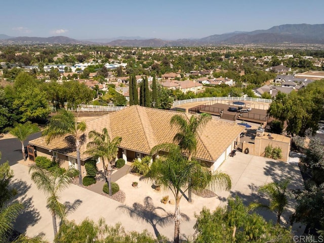 31755 Rancho Vista Rd, Temecula, CA 92592 - aerial view of residential area featuring mountains
