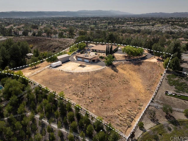 31755 Rancho Vista Rd, Temecula, CA 92592 - aerial view of property and surrounding area with mountains