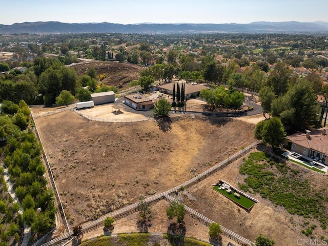 31755 Rancho Vista Rd, Temecula, CA 92592 - drone / aerial view of a mountain backdrop
