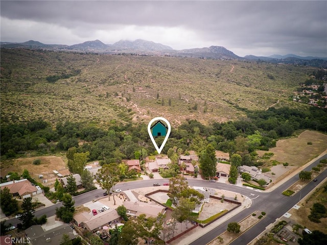 25919 Matlin Rd, Ramona, CA 92065 - aerial view of property's location featuring mountains