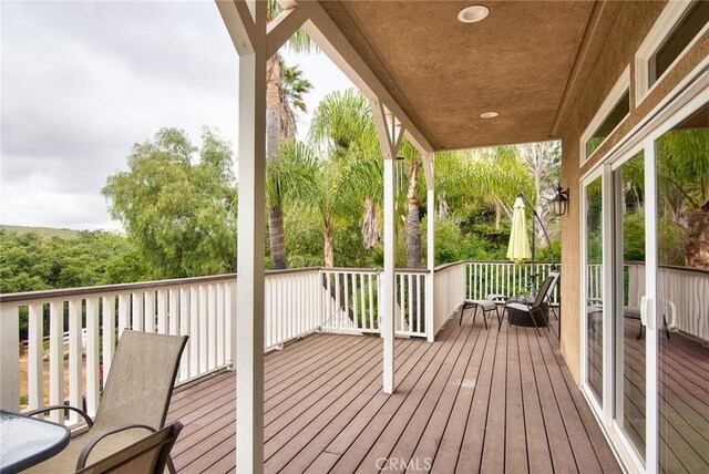 25919 Matlin Rd, Ramona, CA 92065 - view of wooden terrace