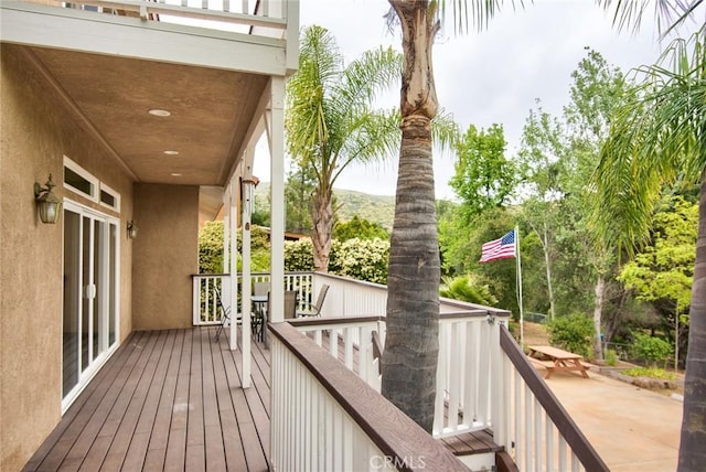 25919 Matlin Rd, Ramona, CA 92065 - view of wooden deck
