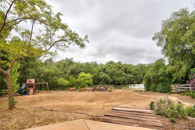 25919 Matlin Rd, Ramona, CA 92065 - view of patio with a playground